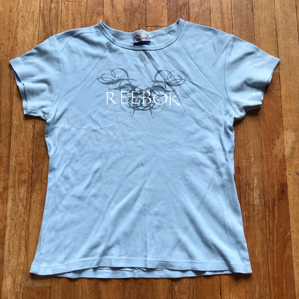 Reebok Light Blue Graphic Tee